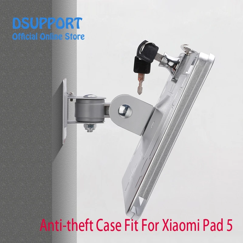 Fit for xiaomi pad 5 Wall mount Aluminum Alloy Tablet PC wall mounted Anti Theft design Display Stand