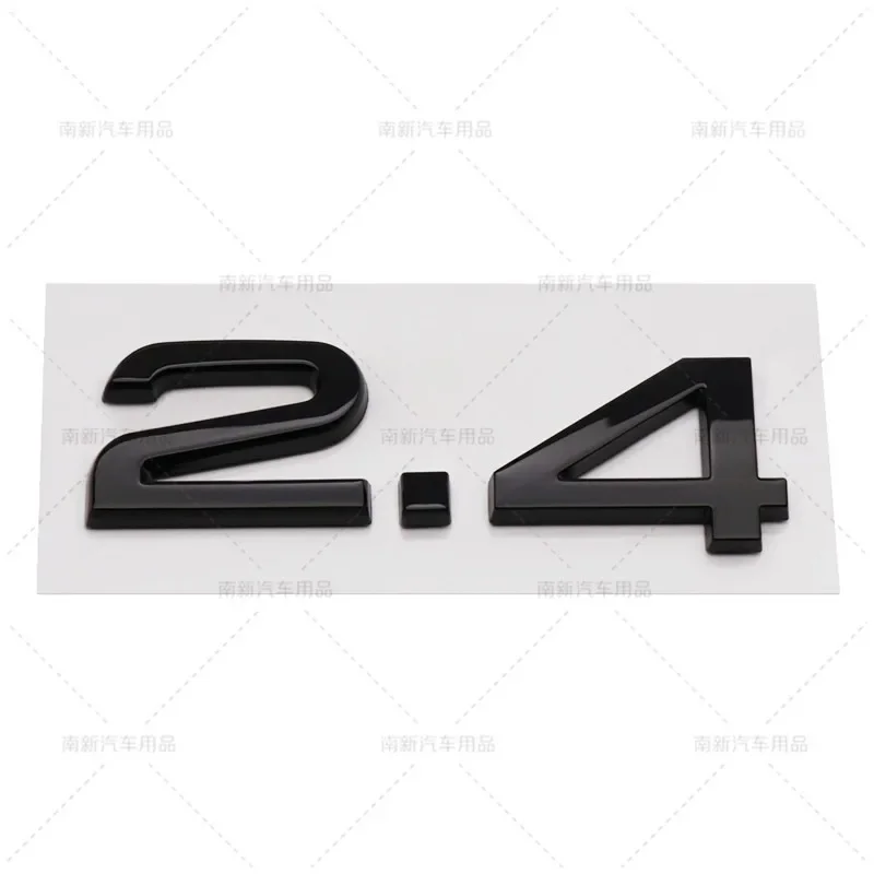 3D ABS 2.4 3.6 4.2 Letter Car Rear Trunk Tailgate Fender Door Badge Emblem Adhesive Sticker For Audi A4 A5 A6 A7 A8 Q3 Q5 Q7