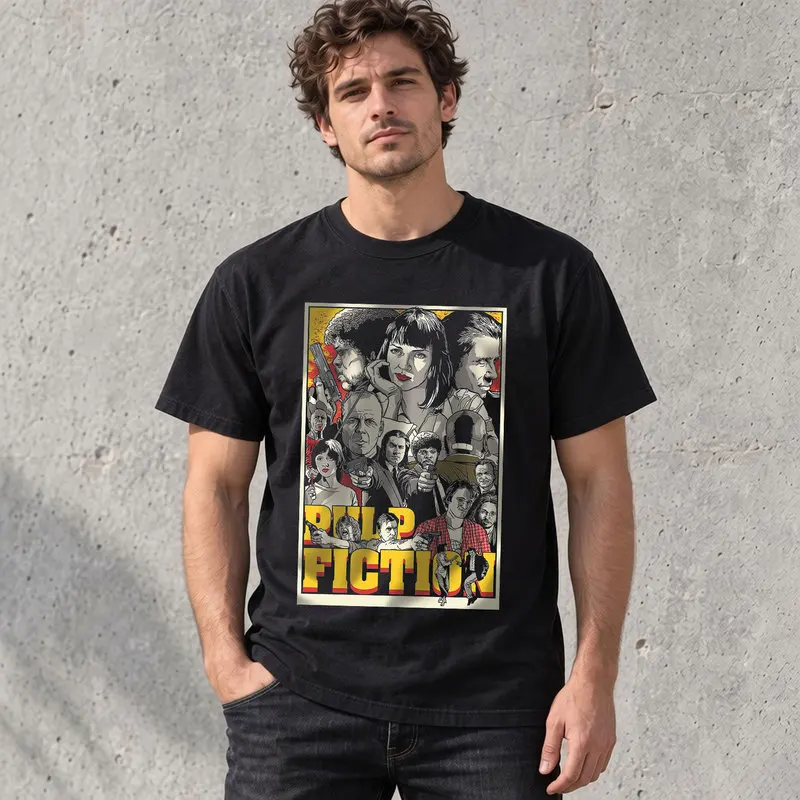 pulp-fiction-movie-graphic-t-shirt-vintage-90s-retro-film-print-tee-quentin-tarantino-classic-cinema-unisex-short-sleeve-shirt