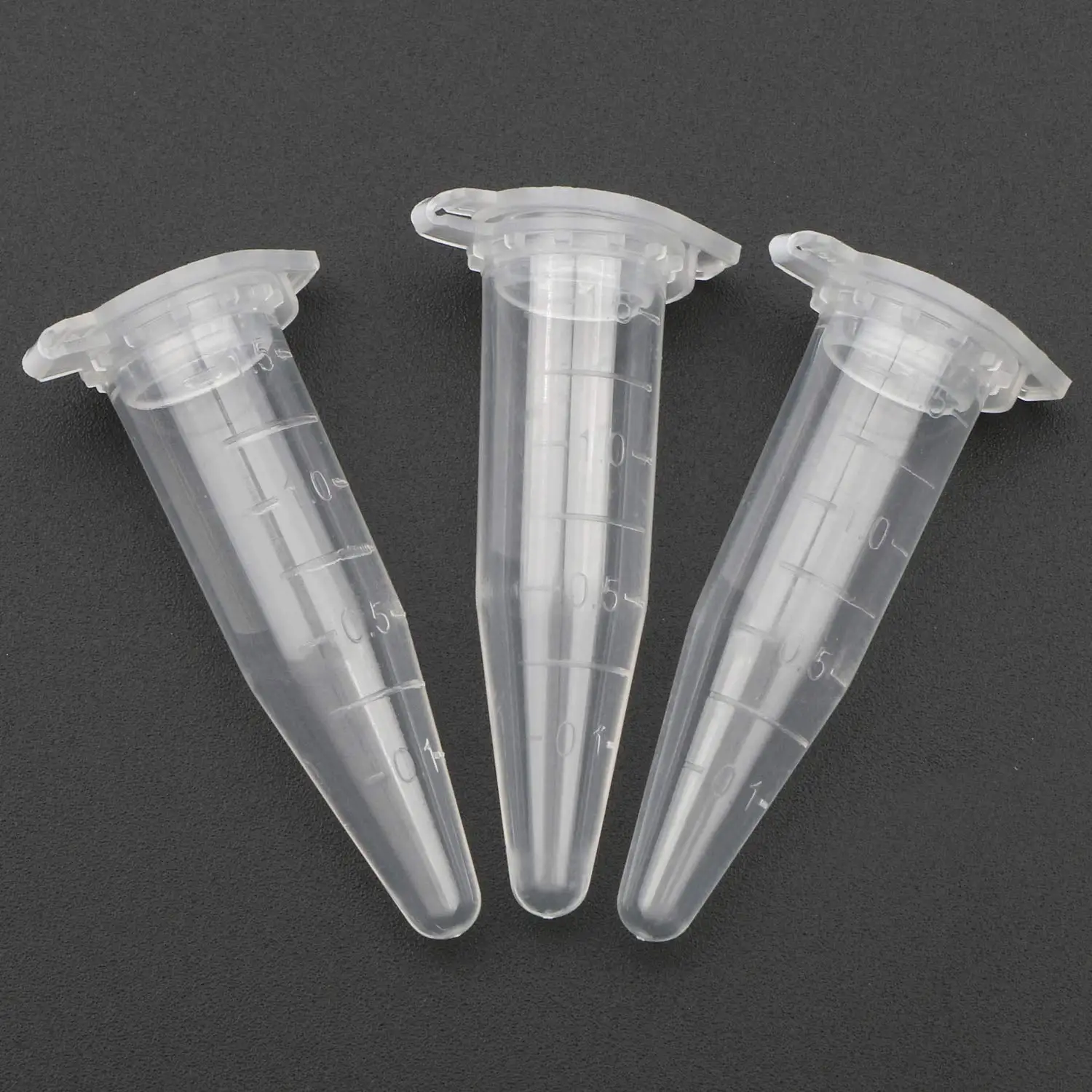 

1.5ml Clear Micro Test Tube Centrifuge Tubes Vial Snap Cap Container For Laboratory Sample Specimen School Stationery