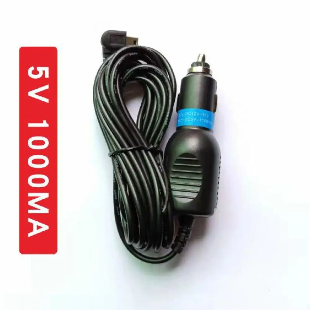 High Efficiency Power Charging Wire For Car Dash Cam GPS Navigator 12V 24V To 5V Adapter Lead Compact Design Part
