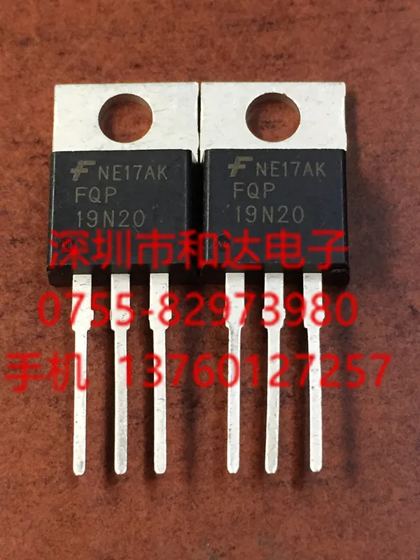 5PCS-10PCS FQP19N20 TO-220 200V 19A NEW AND ORIGINAL ON STOCK
