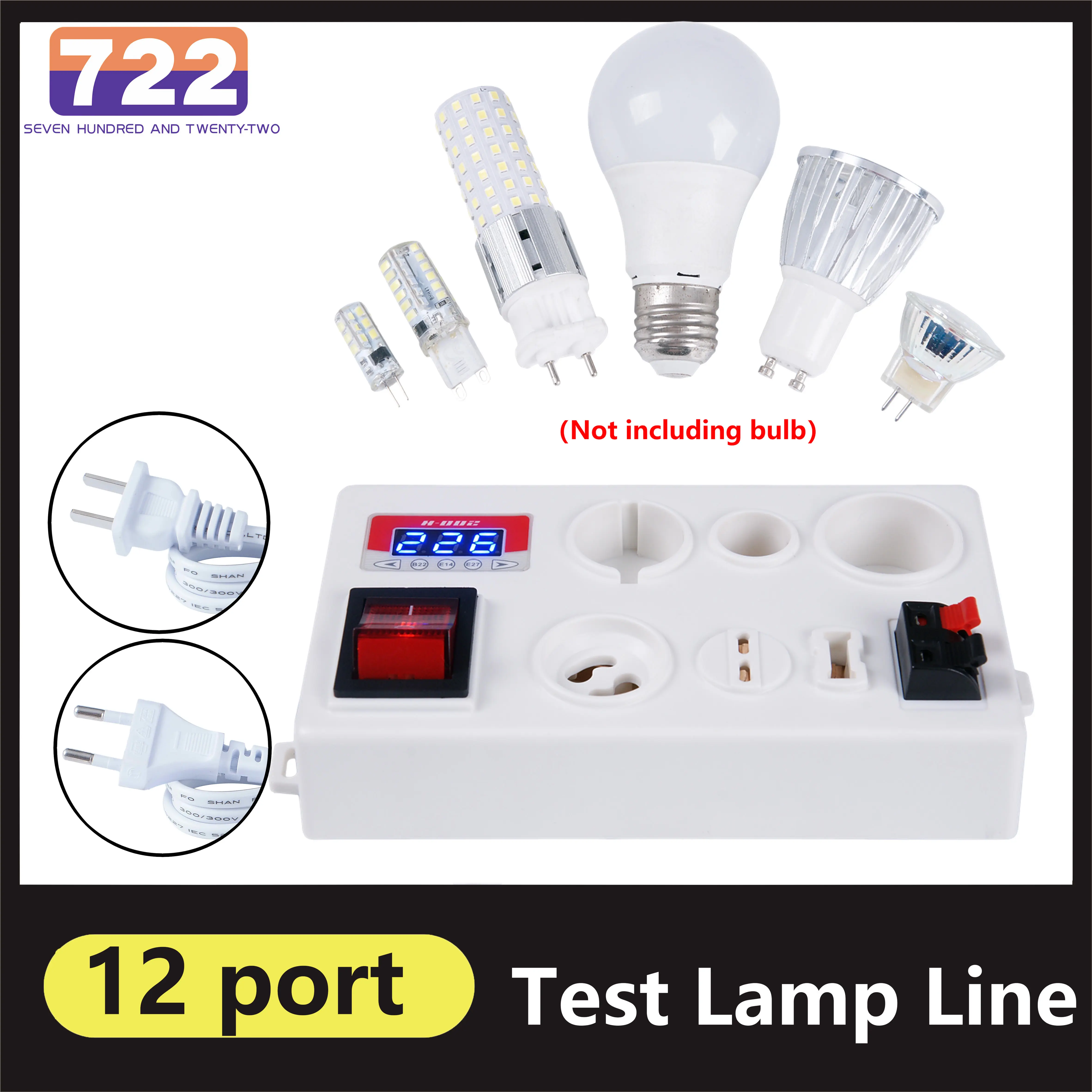 Led and Lcd Display Tester Multifunctional Test Voltage Power Tester Quick Test Lamp Bulb Luminaire Lamp Board Wattage Test