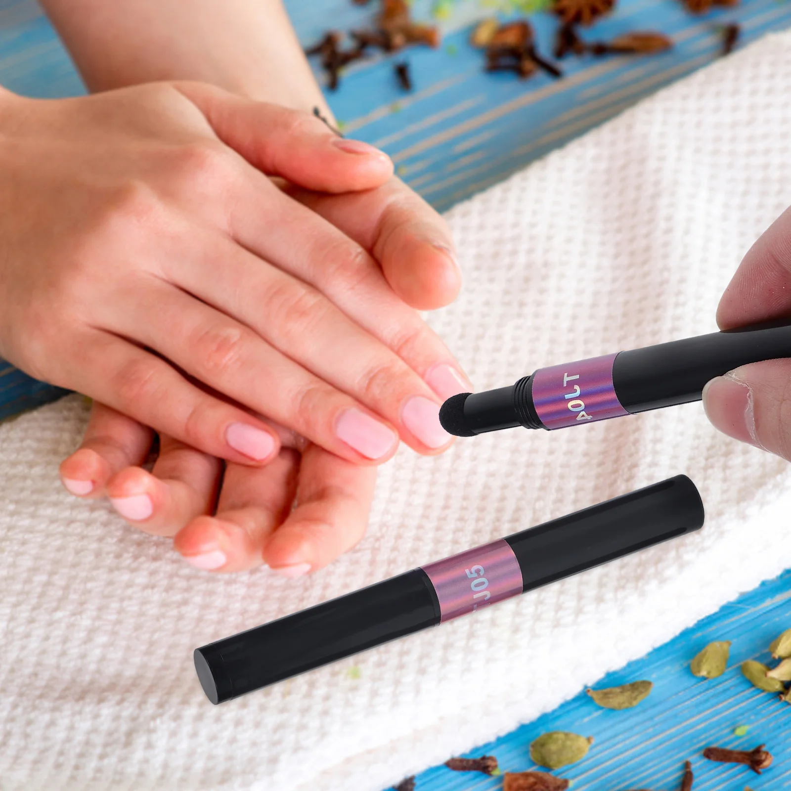 6 قطعة مسحوق بريق الفن القلم الإبداعية مانيكير القلم Diy بها بنفسك صالون الديكور الصلبة مرآة مسحوق مسمار الفن ملحق مسمار لتقوم بها بنفسك أداة #5