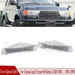 Przedni zderzak kierunkowskaz samochodowy do Toyota Land Cruiser serii 80 LC80 FJ80 FZJ80 HDJ80 HZJ80 4500 4.5L 1991-19988151160381