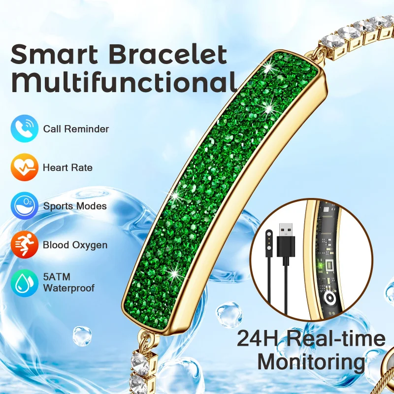 2026 Women's Smart Watches Sleep Health Monitor Fitness Bracelet Step Counting Multiple Sports Modes Waterproof Lady Wristwatch
