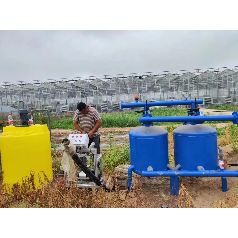 Farm Smart 10 Hectare Drip Irrigation System Automatic Fertigation Kit Backwash Disc Filter Plastic Controller for Small Farms