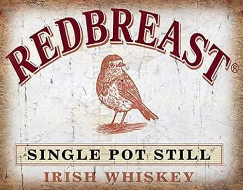 Irish Whiskey Blechschilder Vintage Wanddekoration Bar Café Küche Schachtluke Heimdekoration Redbreast Schild