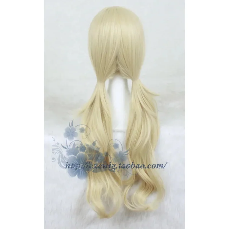 Sucker punch feminino boneca cosplay peruca boneca do bebê role play cabelo loiro peruca dourada trajes