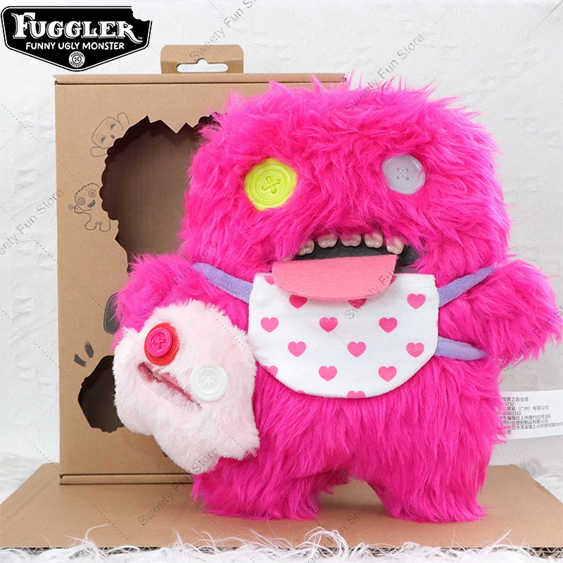100% Original Fuggler Ugly Monster Plush ของเล่นน่ารัก Mini Rascals Series ฟันมอนสเตอร์ตุ๊กตา Double Trouble Squidge ตุ๊กตาของขวัญ