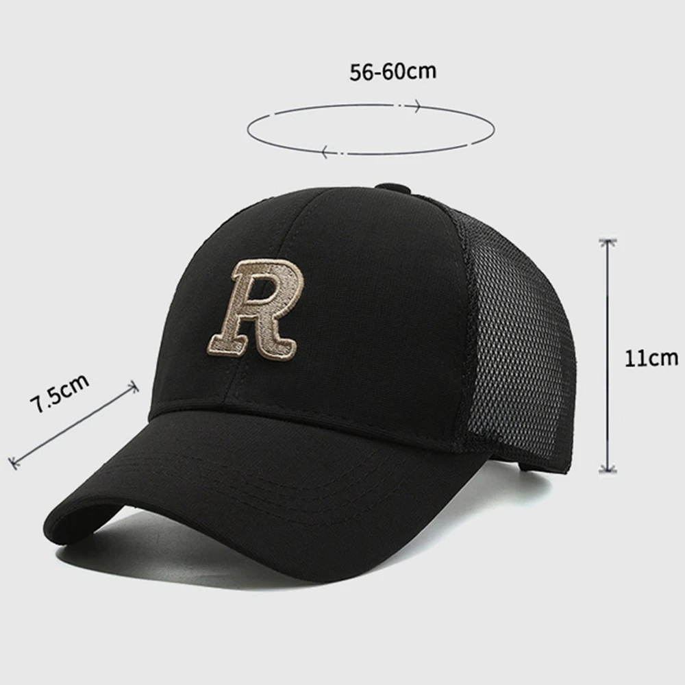 FS العصرية تنفس كاب رياضي شبكي للرجال الشارع الشهير الهيب هوب قبعة سائق الشاحنة النساء السود قبعات البيسبول رسالة قبعات للآباء العظام Masculino
