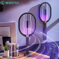 Intelligent 2-in-1 Mosquito Light Wireless Wall-mounted Bedroom Fly Swatter Light For Indoor Bedroom
