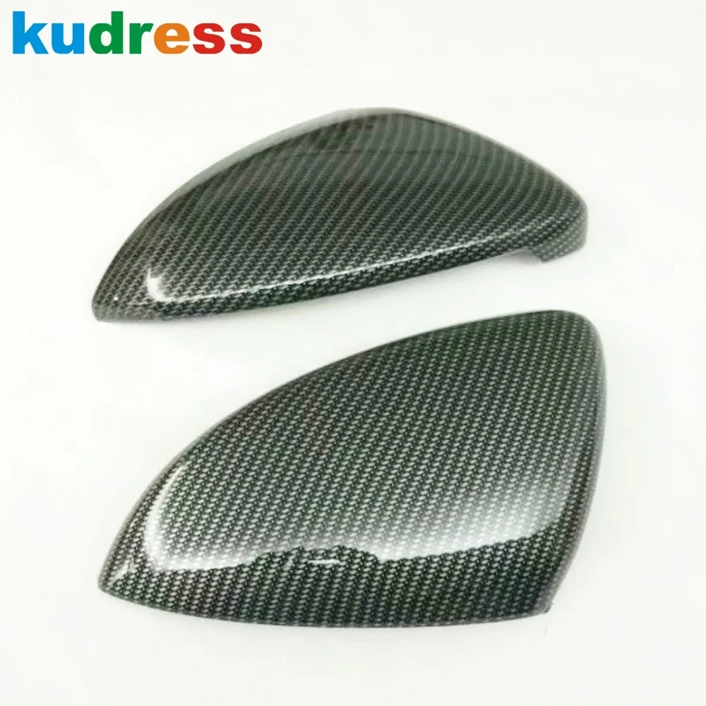 

Накладка на зеркало заднего вида для Volkswagen VW Golf MK7.5 Variant 2014-2023, боковые зеркала из углеродного волокна, аксессуары для крышек