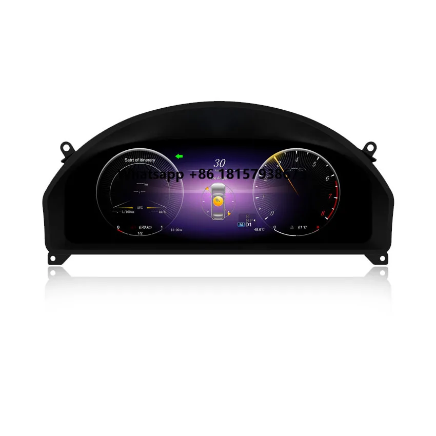 

KANOR Car Dashboard Digital Odometer Speedometer Cluster for Mercedes Benz GLK NTG4.0 NTG4.5 Instrument