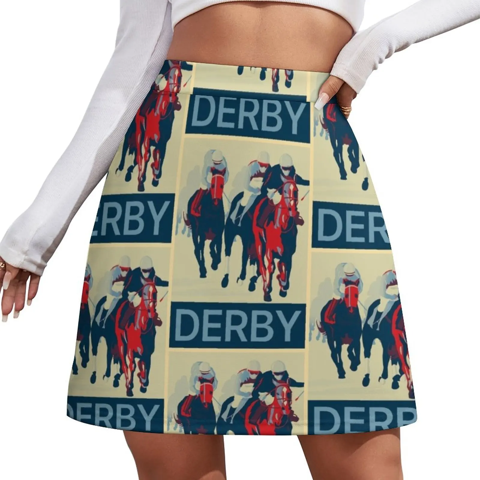 

Kentucky Derby Mini Skirt Summer women's clothing dress women summer kpop Mini Skirt