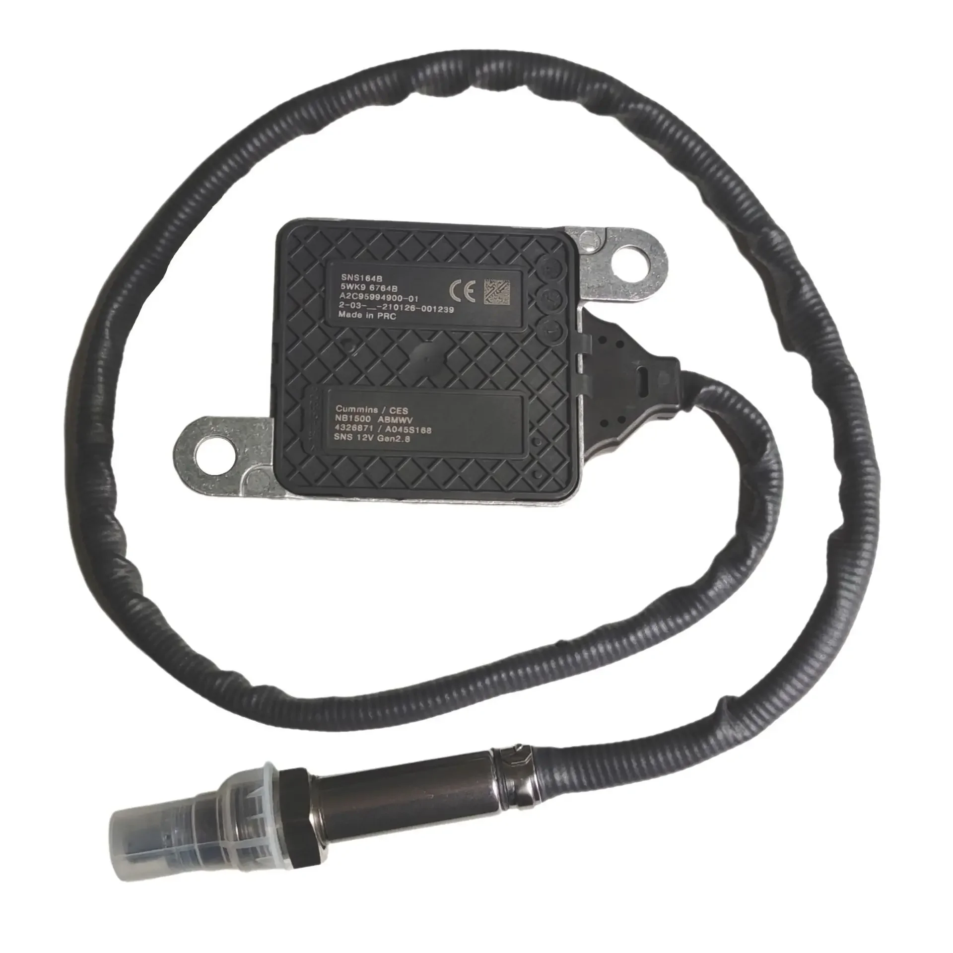 Sensor de oxigênio de nitrogênio 5WK96764B Nox Sensor quadrado quatro 12V