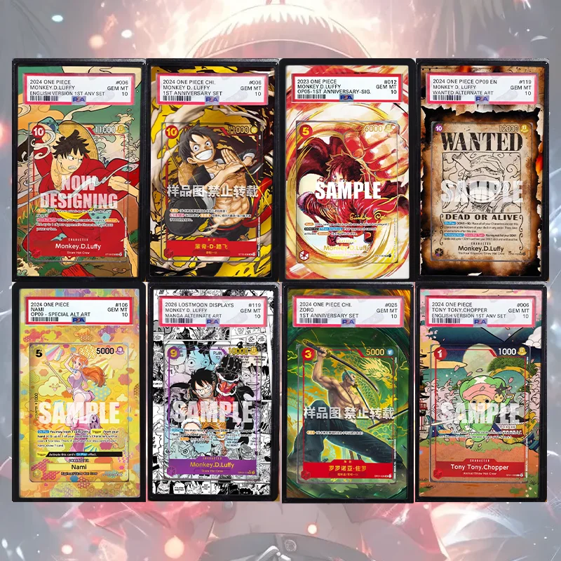 

Acrylic Psa Display Case for One Piece Luffy Anime Game Collection Expand Art Gifts Self Made Acrylic Protective Case Toys