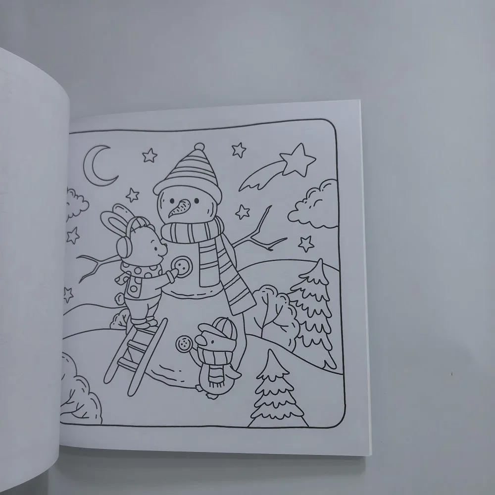 Christmas Hygge Cute & Cozy Coloring Book for Adults Drawing Perfect Gift Party and Birthday - view 5