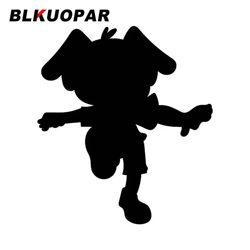 

BLKUOPAR for Boy Walks Happily Wearing A Bunny Hat Car Stickers Personality Scratch Proof Decals Die Cut Helmet Vinyl Car Wrap