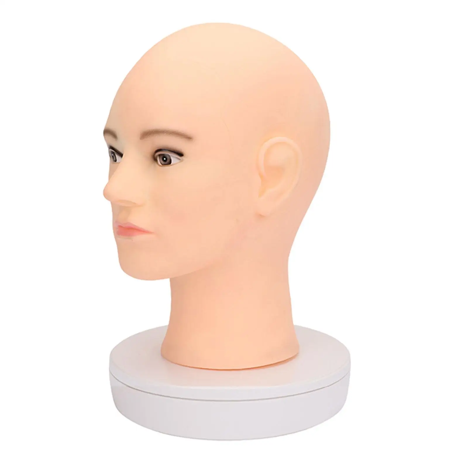 

Bald Manikin Head Multifunctional Male Wig Head Male Hair Model Head for Wigs Making Glasses Necklace Hairpieces Jewelry