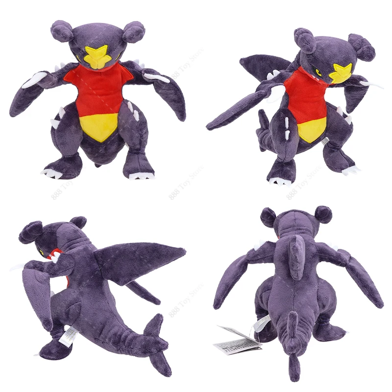 22cm Pokemon Garchomp Pluszowe zabawki Anime Śliczne Garchomp Miękka kolekcja wypchanych zwierząt Zabawka Peluche Dzieci Śmieszne prezenty urodzinowe