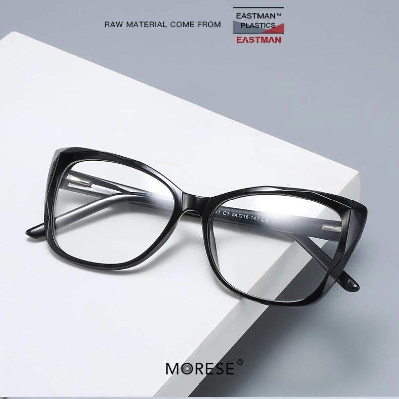 GJ OPTICIAN البلاستيك التيتانيوم التصميم الأصلي النظارات الطبية البصرية ربيع جديد مكافحة الضوء الأزرق القراءة النظارات التقدمية