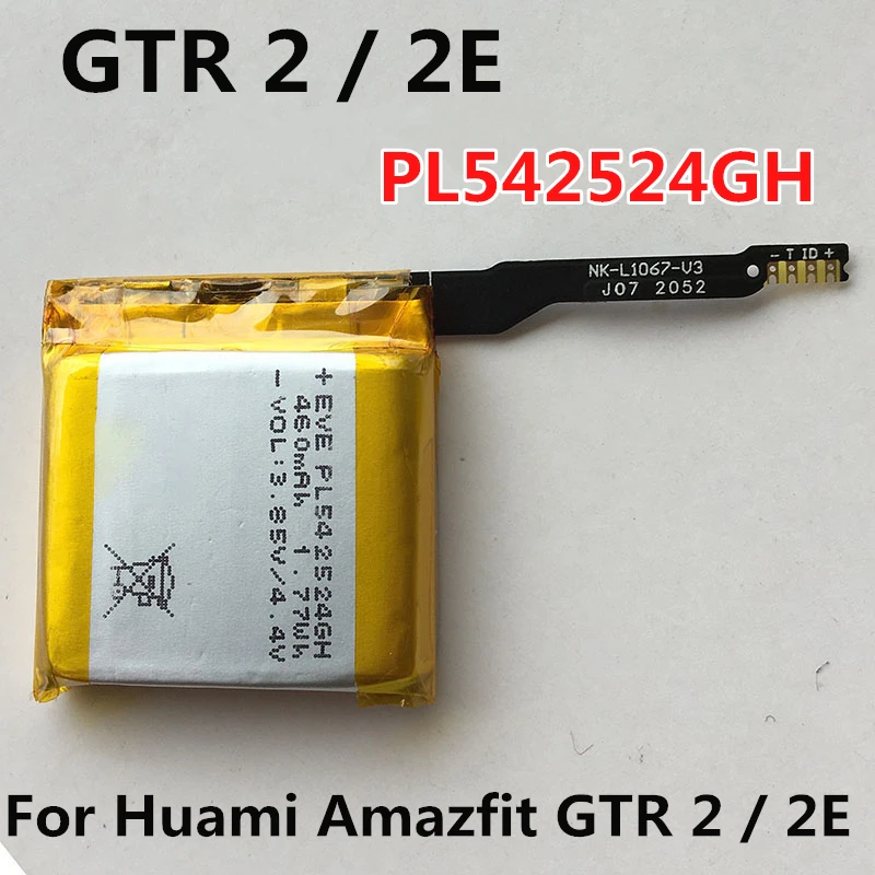 Batteria per Huami Amazfit Bip PL402120V Ares Pace A1609 L0943A T-rex GTR 2 2e Stratos 3 POP Pro 47mm 42mm PL412120H PL402022GH