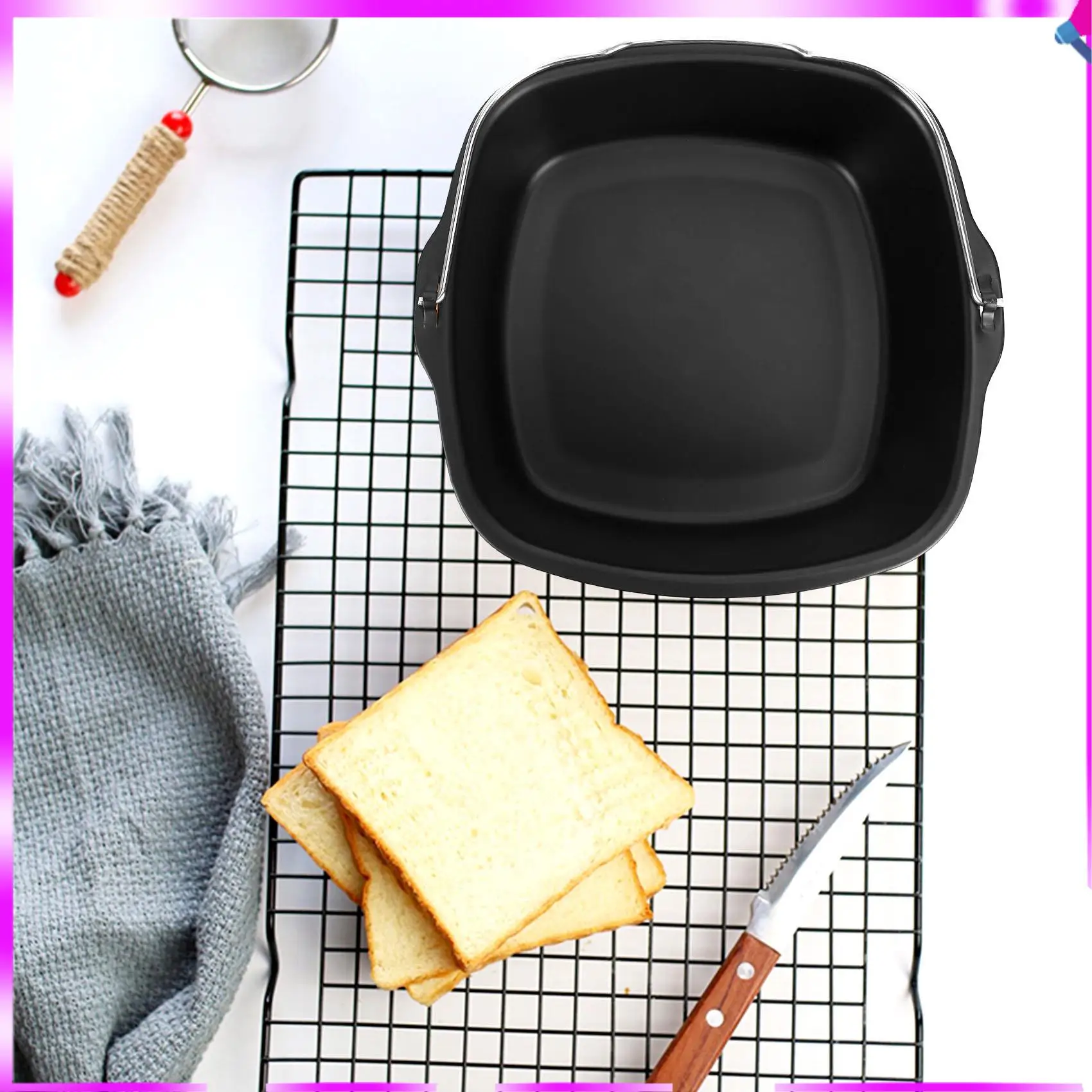 

N96R Air Fryer Electric Fryer Accessory Non-Stick Baking Dish Roasting Tin Tray For Hd9232 Hd9233 Hd9220 Hd9627 Hd9621