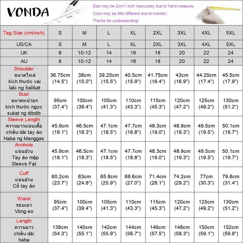 VONDA grande taille 5XL automne femmes mode bohème imprimé Robe col rond Vintage 3/4 manches évasées Robe d'été Robe de fête