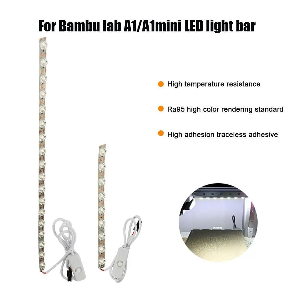 For Bambu Lab A1/A1mini Led Light Strip  24V Super Bright Bambulab 3D Printer Accessories Fill Light For A1 Special Light Strip