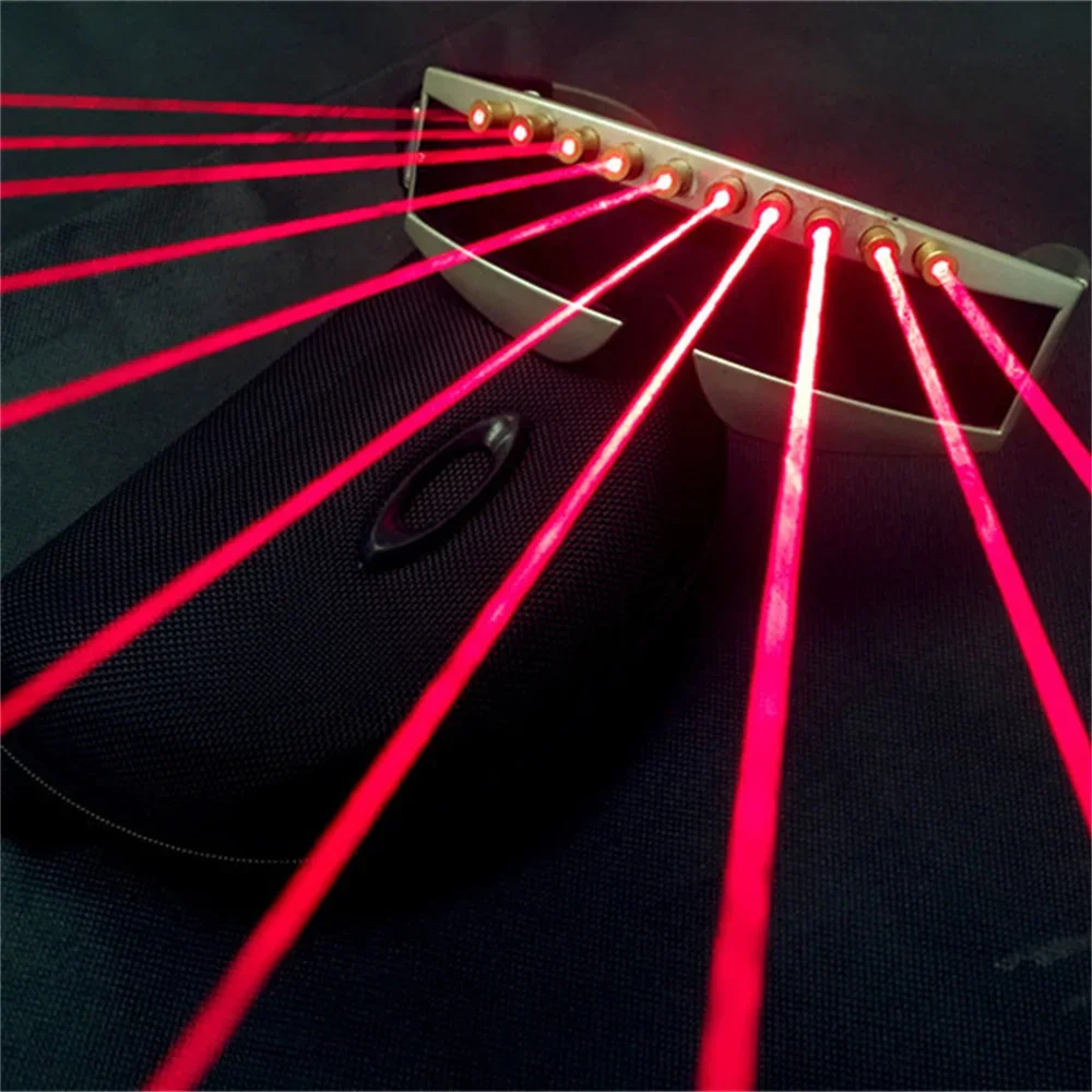 Laser Glasses DJ Disco Party Light Stage Show Dancing Luminous LED Glasses For Nightclub Bar Performers Props