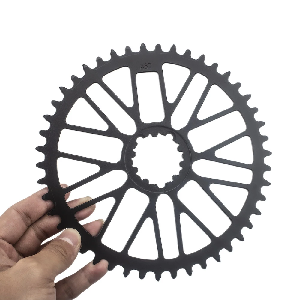 G727 Road Bicycle Gear Gisc Aluminium Alloy GXP Straight Mounting Dental Tray 40 42 44T Sprocket Folding Car Single Disc