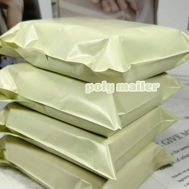 

10 шт. 25*35 см Ins свежий авокадо зеленый полиэтиленовый почтовый ящик экспресс-коробка внешняя упаковка для онлайн-бизнес герметизирующая водонепроницаемая сумка для доставки