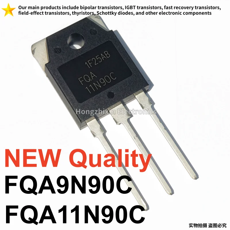FQA9N90C FQA9N90 9N90C FQA11N90C FQA11N90 11N90C TO-3P Transistor de Efeito de Campo Comum para Máquina de Solda 5/10 Peças Novo 100% Qualidade