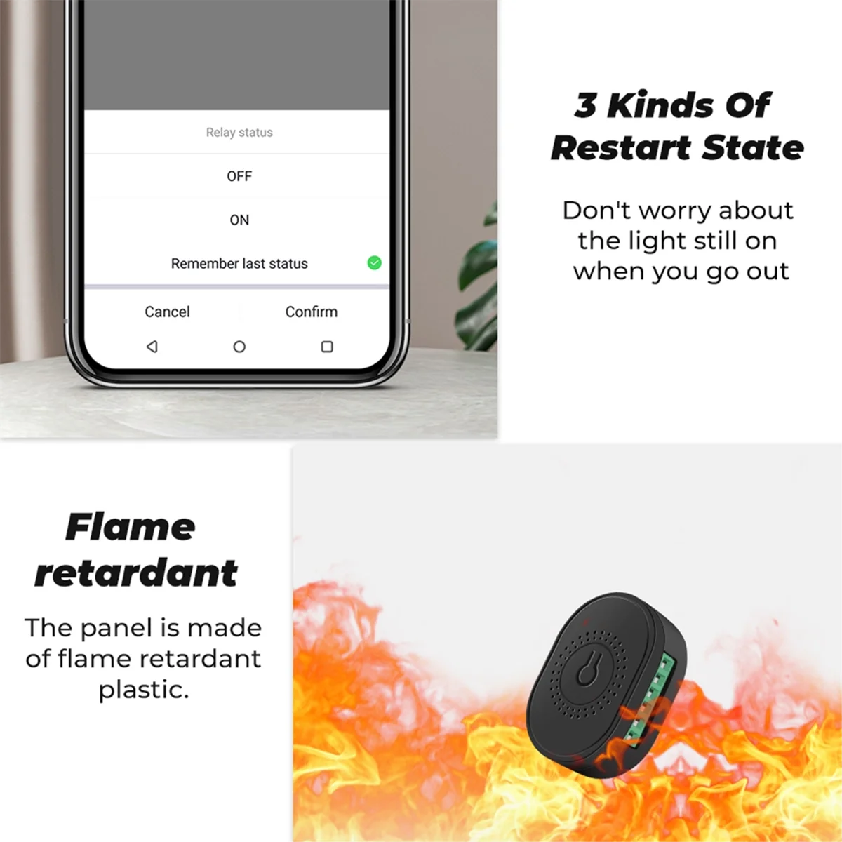 ATS-RF433 WiFi مفتاح ذكي Tuya 16A مفتاح الإضاءة MiniHome قواطع التتابع مع مراقبة الطاقة الحياة الذكية APP صوت ل