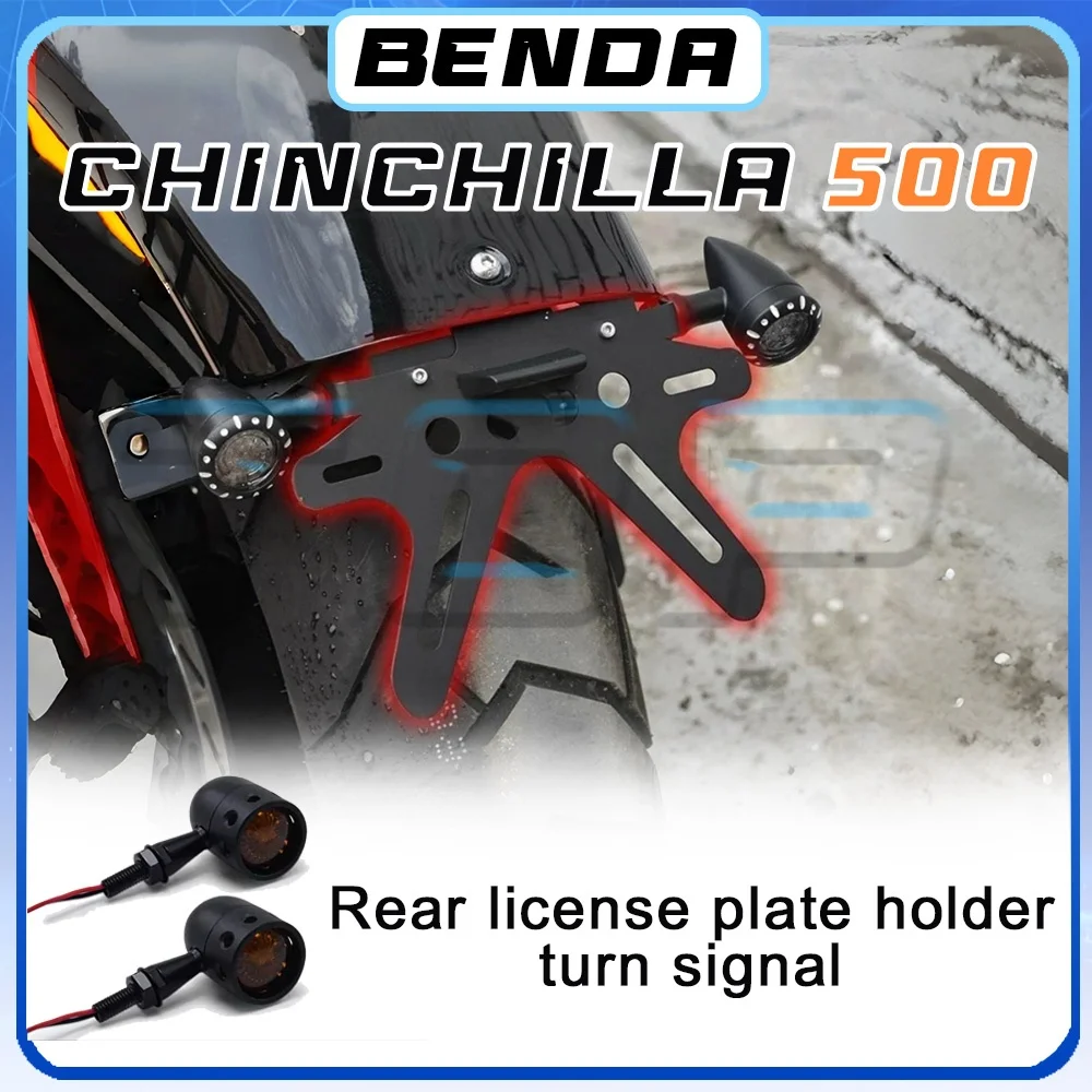 

Taillight and turn signal bracket BENDA CHINCHILLA 500 short rear license plate holder 500chinchilla chinchilla500