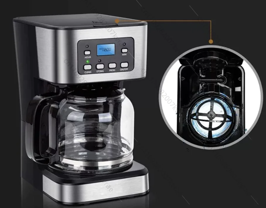 1.5L drip coffee machine with 24-hour reservation and insulation function