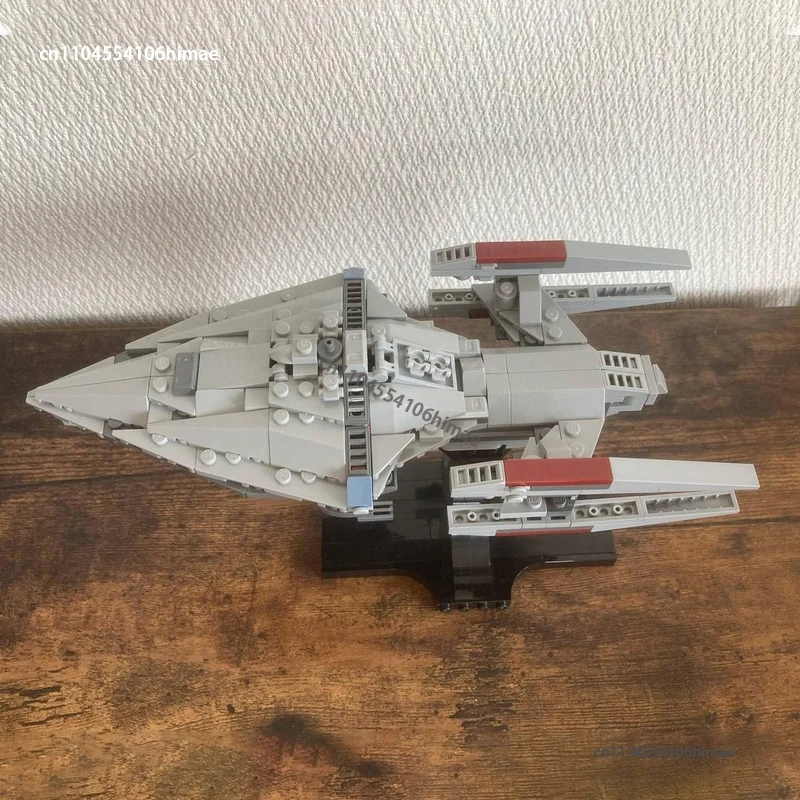 NEUER Space War USS Prometheus Midi-Scale Baustein-Modellbausatz DIY Raumschiff Militär Sci-Fi Film Montage-Bausteine Kinderspielzeug Geschenk