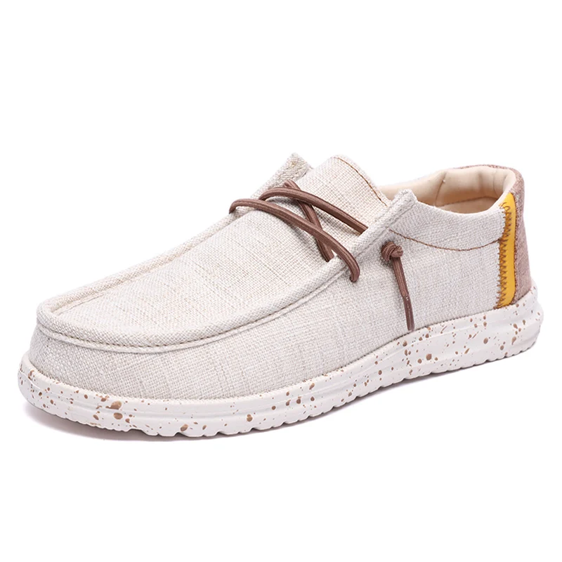 Lightweight Flat Dude Shoes Men Casual Canvas Shoes 2023 Summer Breathable Comfortable Large Size 48 49 50 New Dropshipping