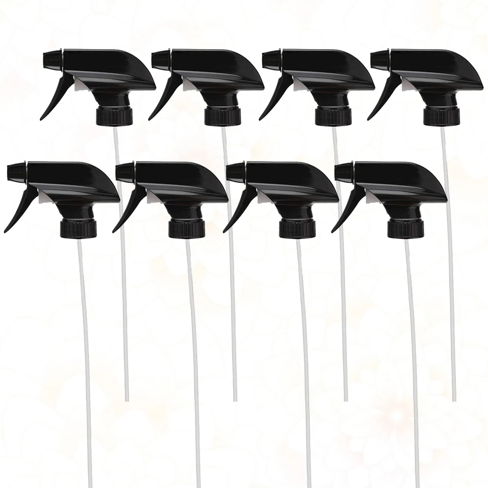 

8 Pcs Sprinkler Spray Gun Nozzle Bottles Flower Nozzles Accessories Black Garden Gadget