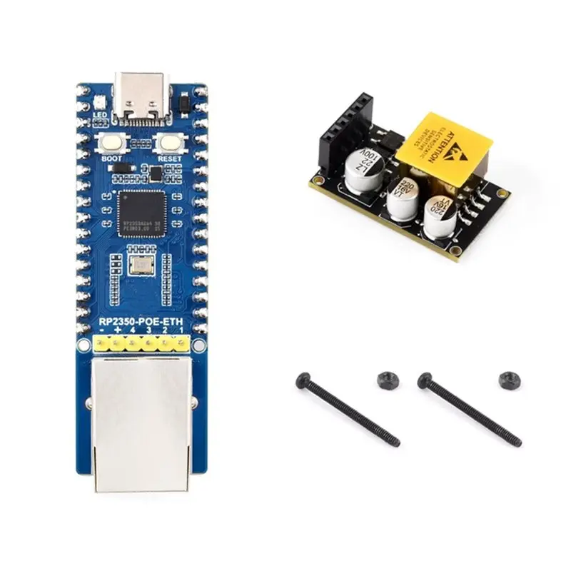 A13E-RP2350A POE-ETH Development Board With Poe Module Dual-Core Dual-Architecture W6300 Microcontroller Development Board