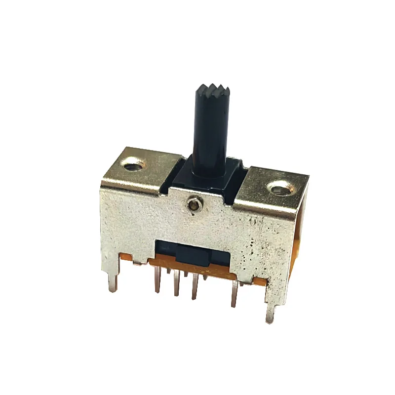 2 قطعة TS-23E02 تبديل التبديل AT10 إعادة تعيين مزدوج أربعة أقدام ثابتة رافعة التبديل خمر راديو التبديل 8Pin تبديل إعادة تعيين التبديل