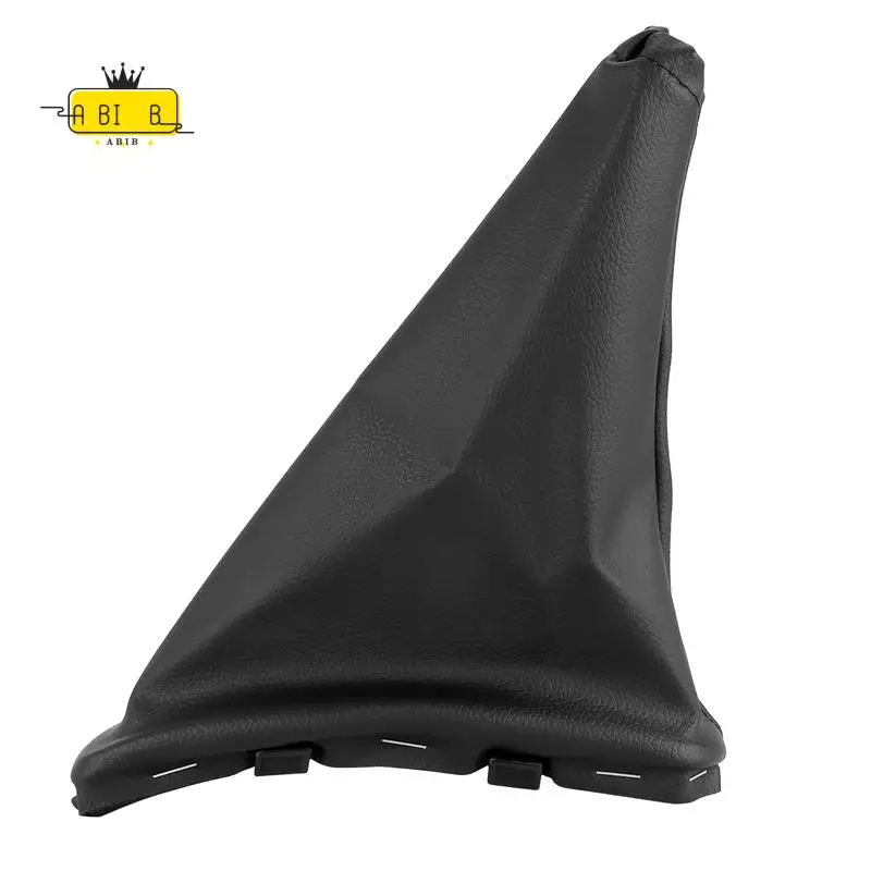 ABIB-cubierta de polaina de freno de mano, bota de freno de mano, cuero PU negro para Spark 2011-2016