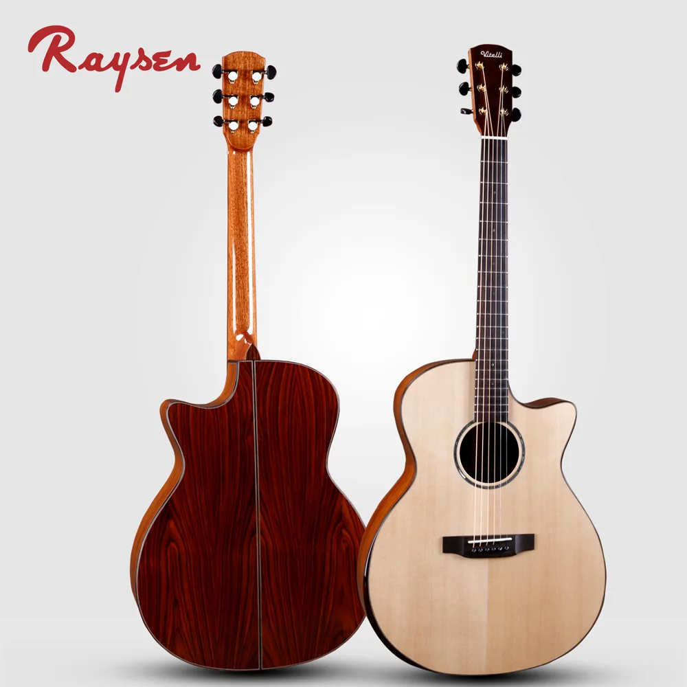 

Polished Natural Talent Guitar Acoustic With D'Adario EXP16 And Fingerplate Contoured Guitar Shape