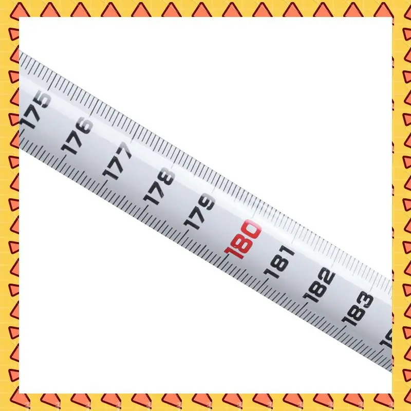 A008 2Pcs 200Cm Stadiometer Black Wall Mounted Height Meter Growth Ruler Cm Metric Tape Measures