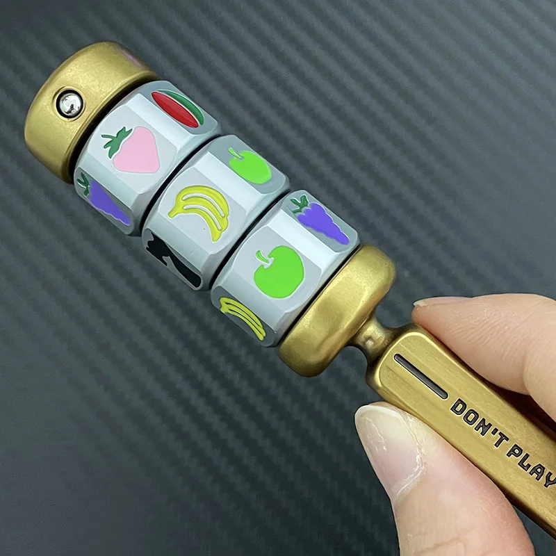 Roue porte-bonheur à fruits amusants, Spinner EDC, jouets créatifs en alliage de Zinc pour adultes, anti-Stress, jouets de Concentration pour tdah