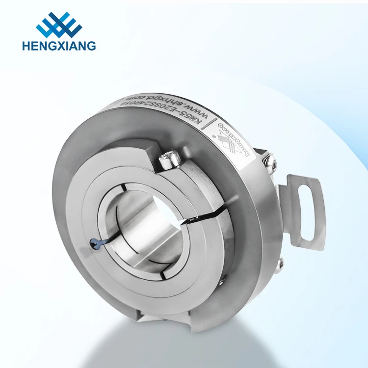 Gray code single-turn 25mm hollow shaft elevator encoder 22 Bits KM55 True angular position absolute encoder