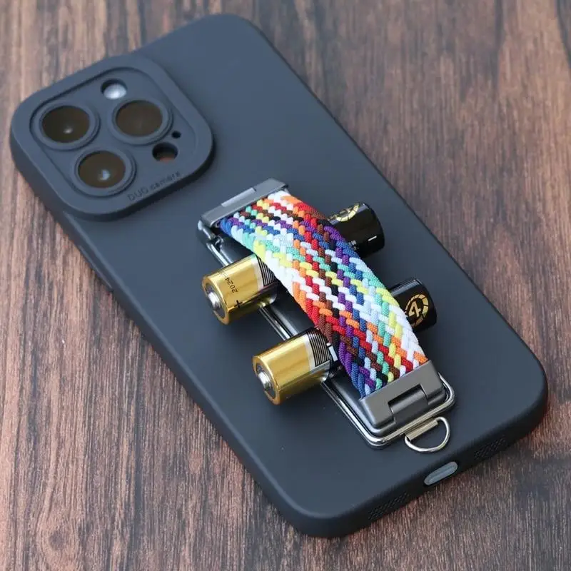 

Универсальный держатель для телефона с разноцветным нейлоновым ремешком и вращающейся на 360 градусов подставкой для H8WD