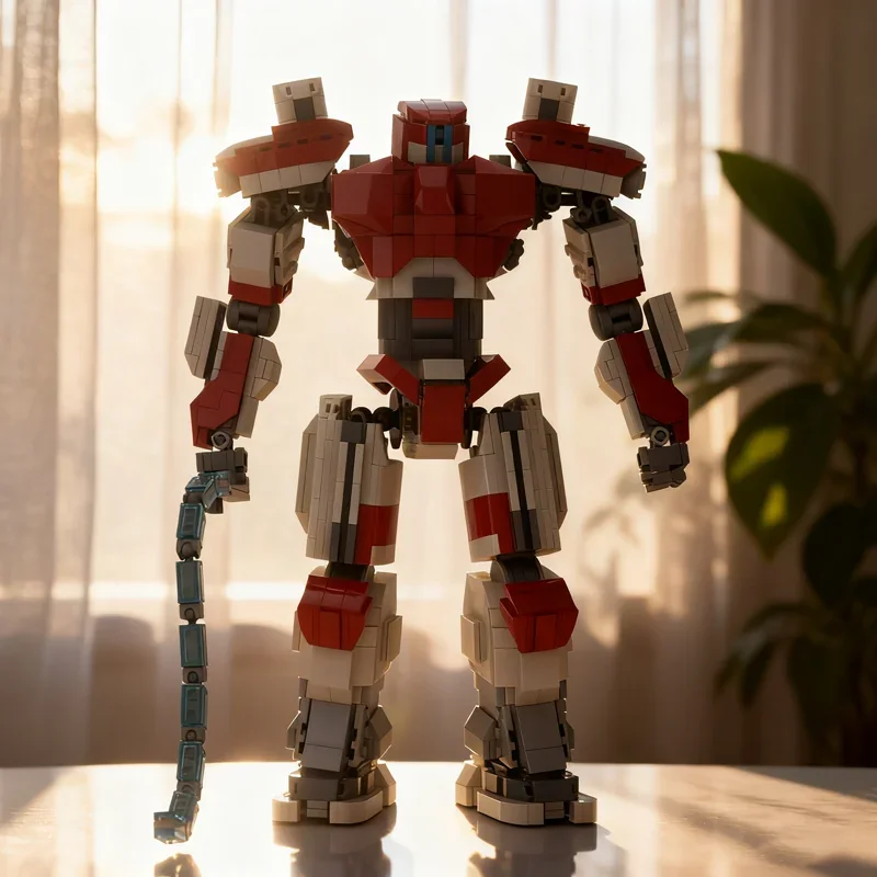1322 Piezas MOC Pacific Rim Guardian Bravo, Bloques de Construcción de Modelos, Juguete Creativo DIY, Idea de Regalo para Festivales, Educación