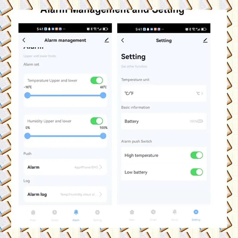 

A14M Белый датчик температуры и влажности Крытый гигрометр Приложение Удаленный мониторинг в реальном времени работает с Alexa Google